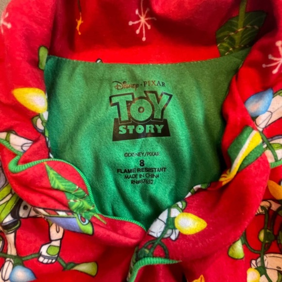 Toy Story Flannel Pajamas Christmas 2-piece - Picture 6 of 9